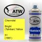 Preview: Chevrolet, Bright (Tahitian) Yellow, 51 (1981): 400ml Sprühdose, von ATW Autoteile West.